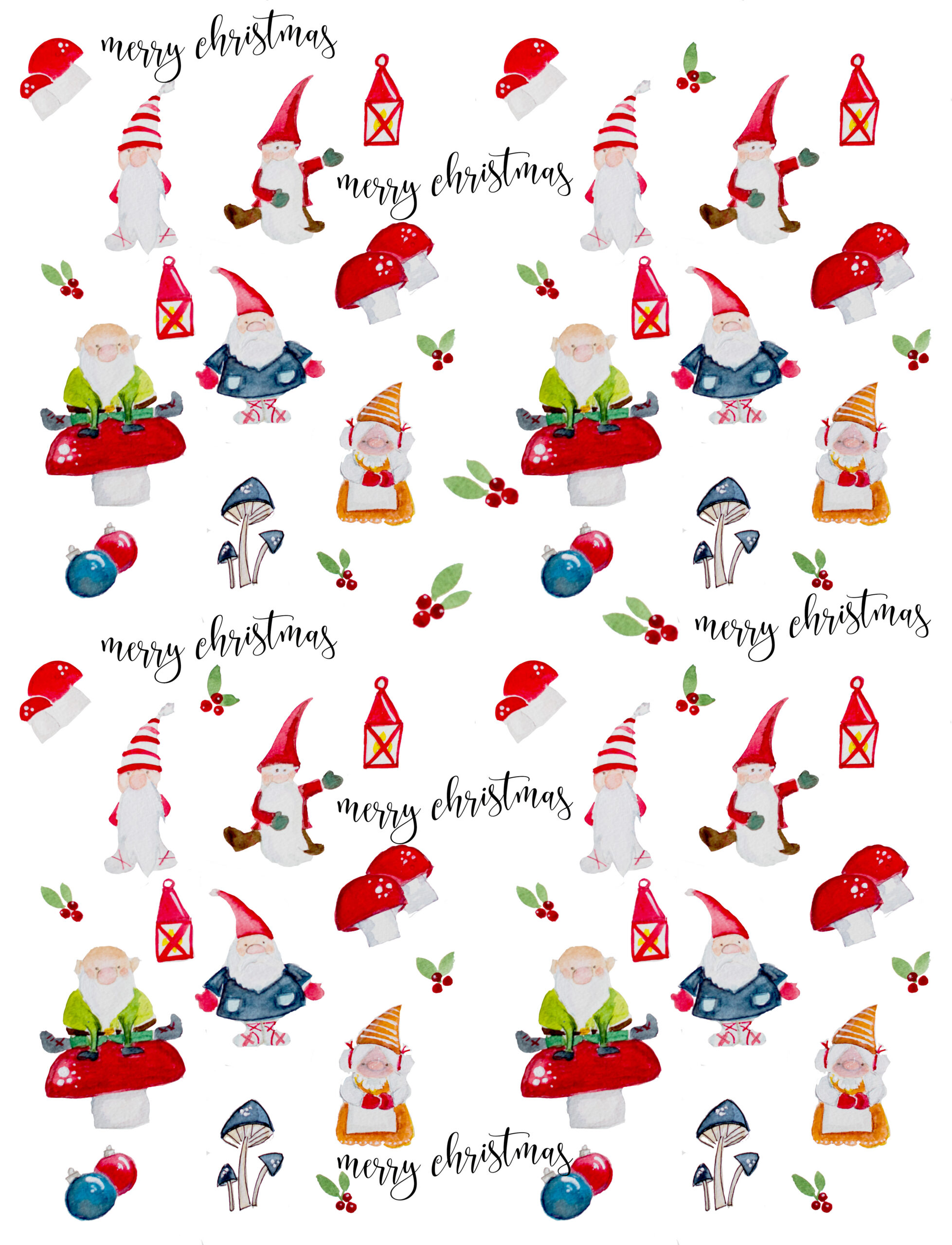 Free Printable Christmas Gift Wrap within Printable High Resolution Christmas Wrapping Paper