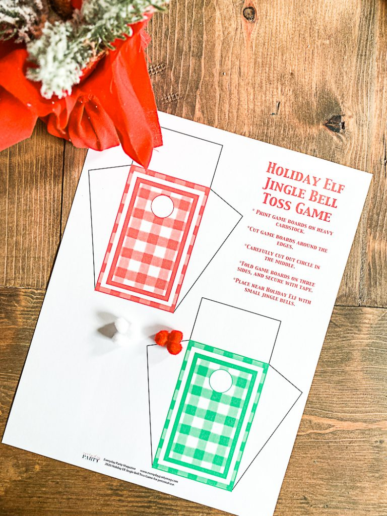 Free Printable Elf On The Shelf Game - Everyday Party Magazine with regard to Printable Elf on the Shelf Games