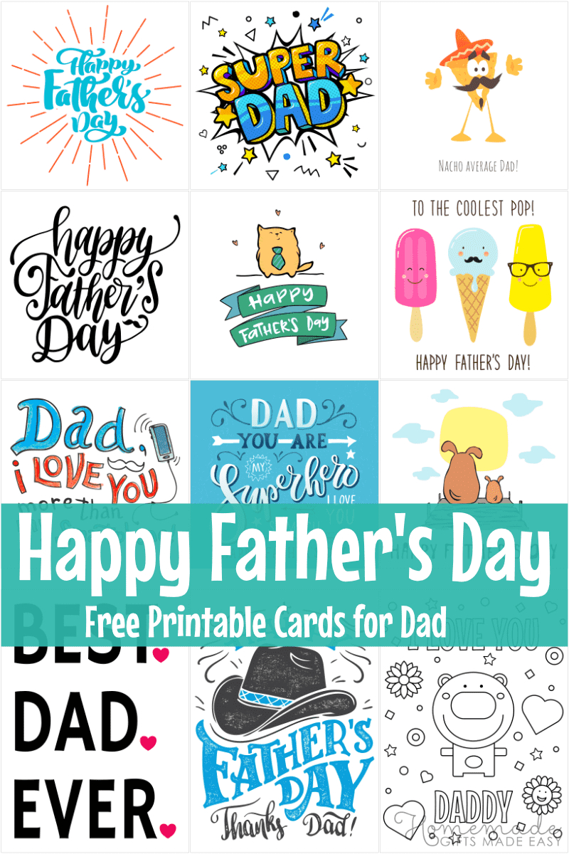 Free Printable Father'S Day Cards 2025 inside Free Printable Father Day Cards