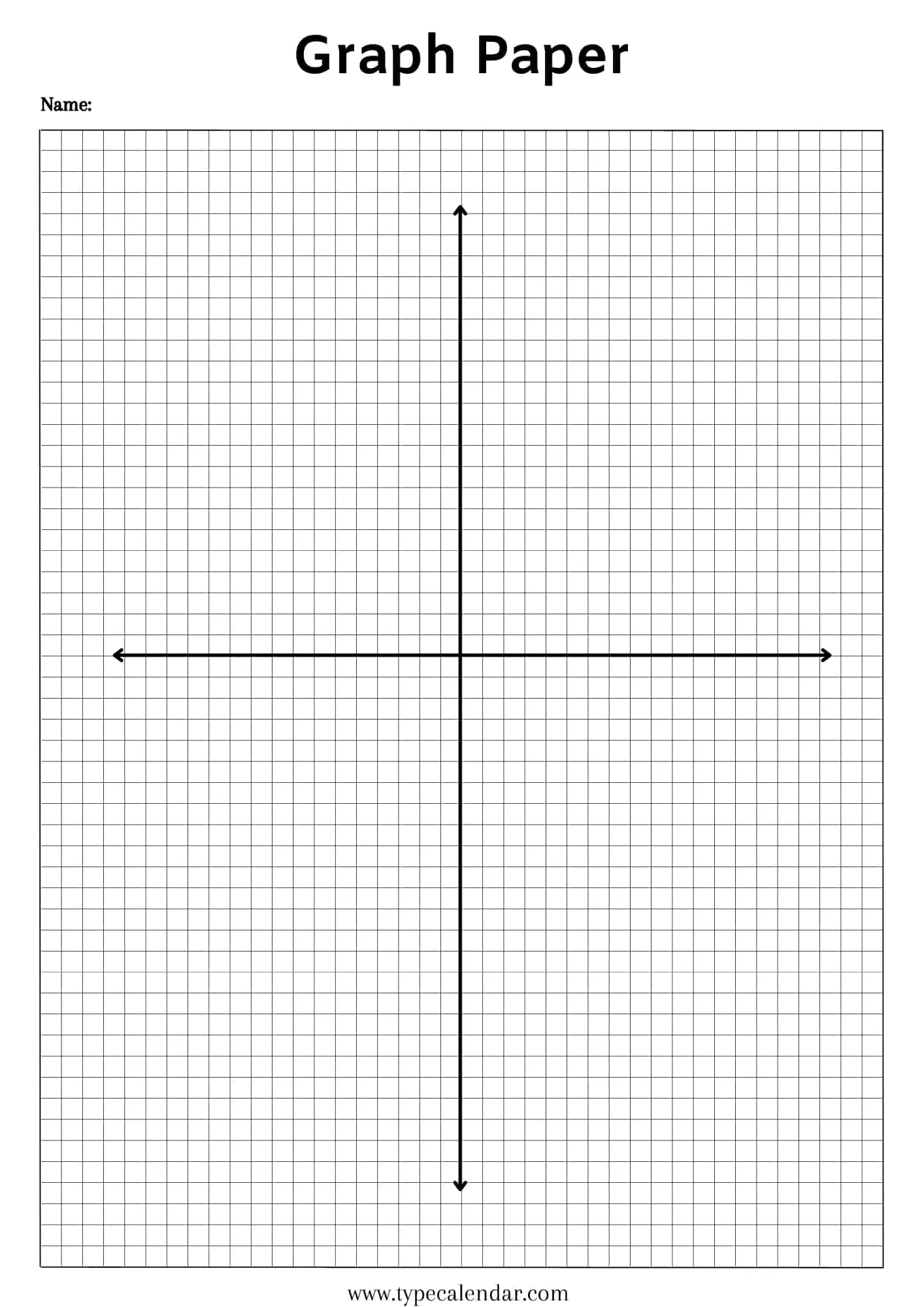 Free Printable Graph Paper Templates [Excel, Word, Pdf] 8.5 X 11 within Full Page Graph Paper Printable