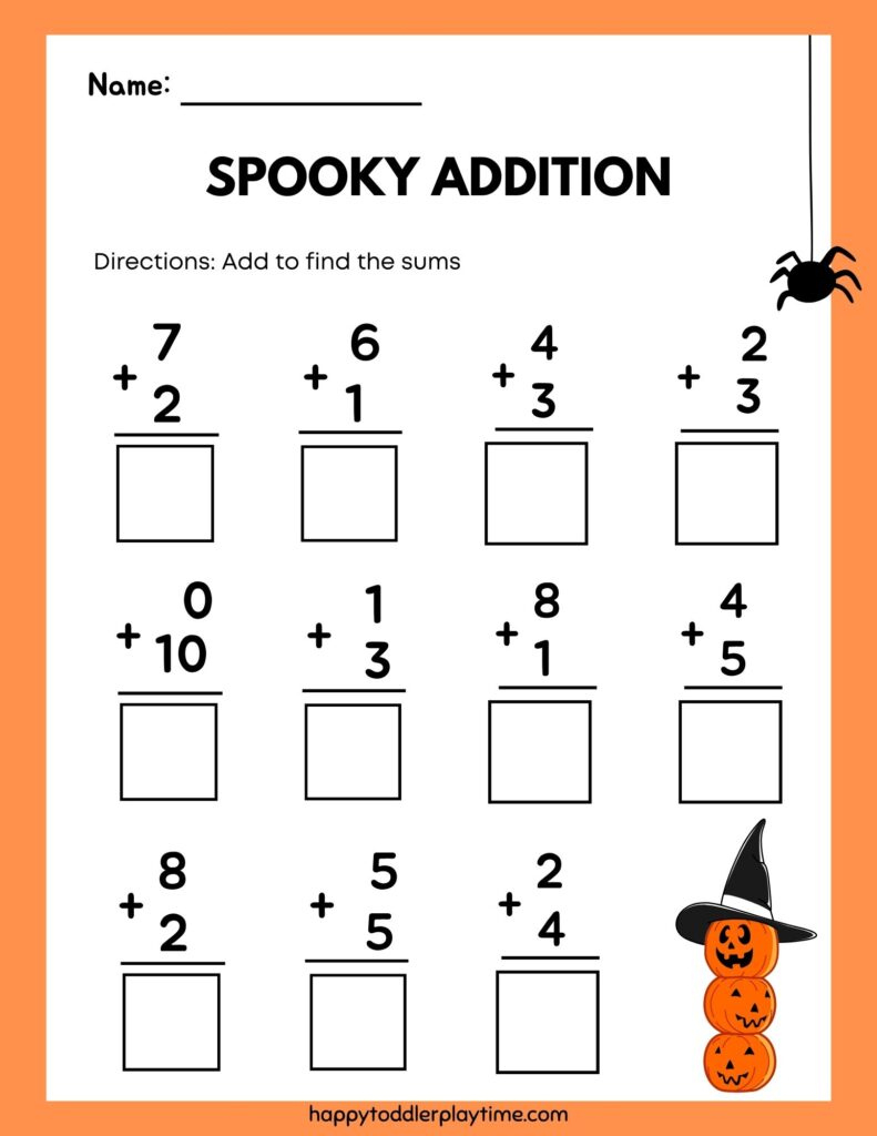 Free Printable Kindergarten Counting Worksheets - Happy Toddler with Free Printable Math Activities For Kindergarten