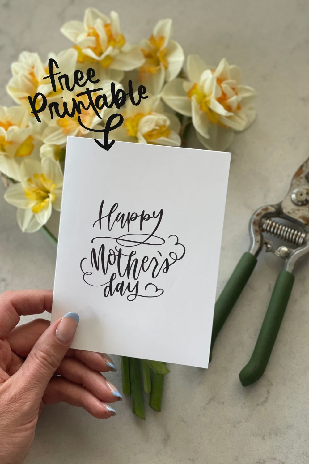 Free Printable Mothers Day Card - Lemon Thistle with Happy Mothers Day Printable Free
