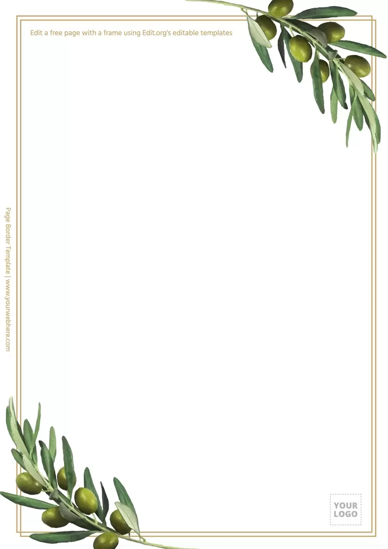 Free Printable Page Border Templates intended for Borders For Paper Free Printable