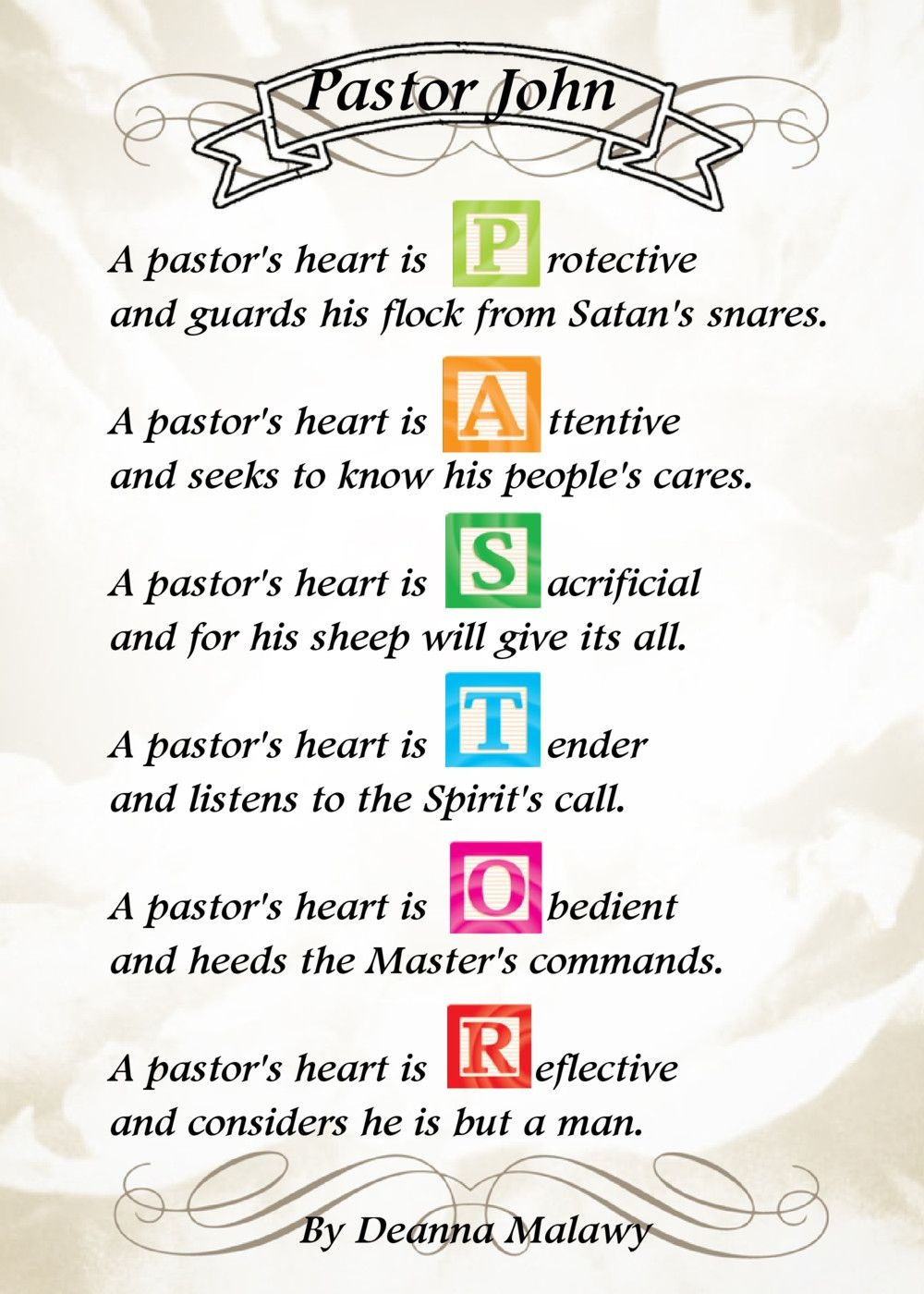 Free Printable Pastor Appreciation Poems - Printable Party Favors with Free Printable Pastor Appreciation Cards