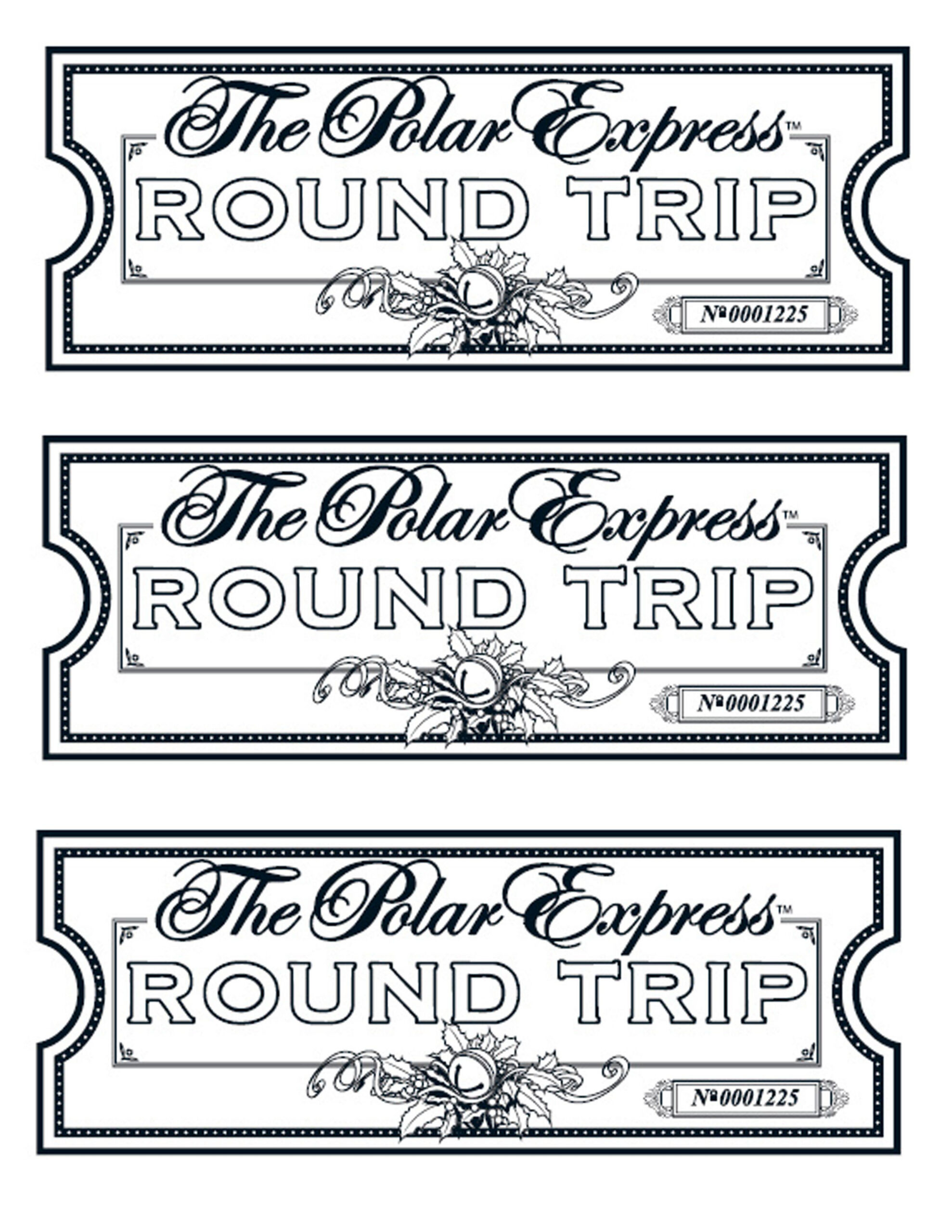 Free Printable Polar Express Tickets Kindergarten, Download Free inside Polar Express Ticket Printable Free Download