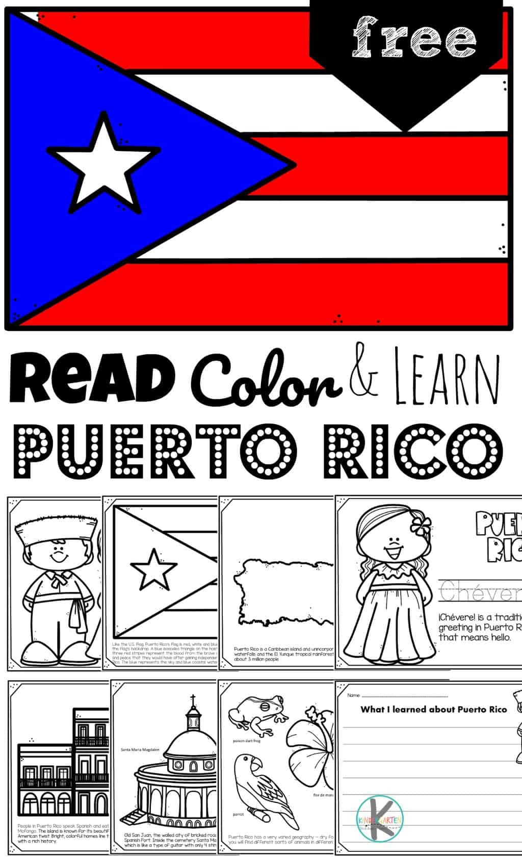 Free Printable Puerto Rico Coloring Pages within Flag Of Puerto Rico Printable