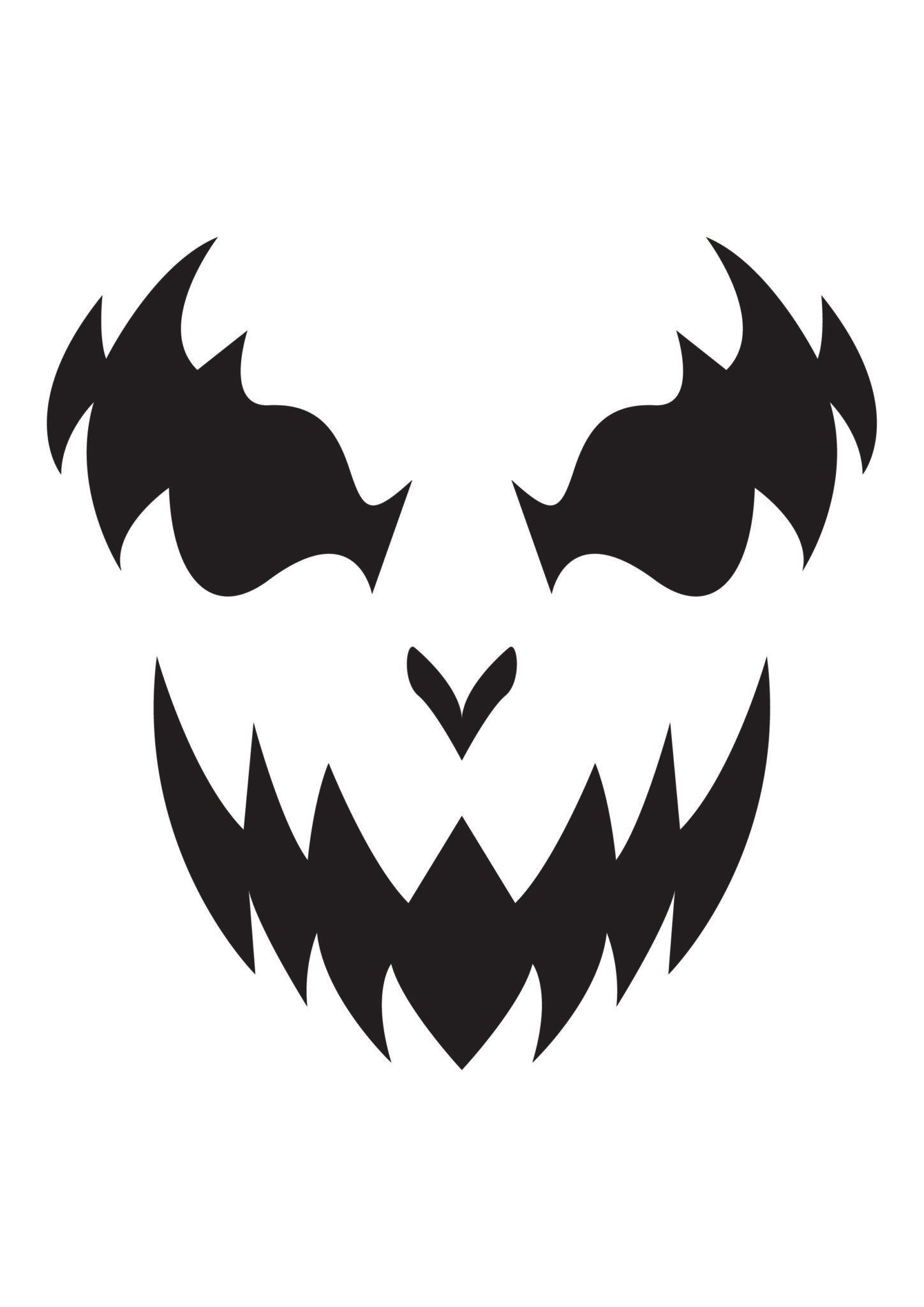 Free Printable Pumpkin Carving Templates | Partyrama Blog intended for Printable Template For Pumpkin Carving