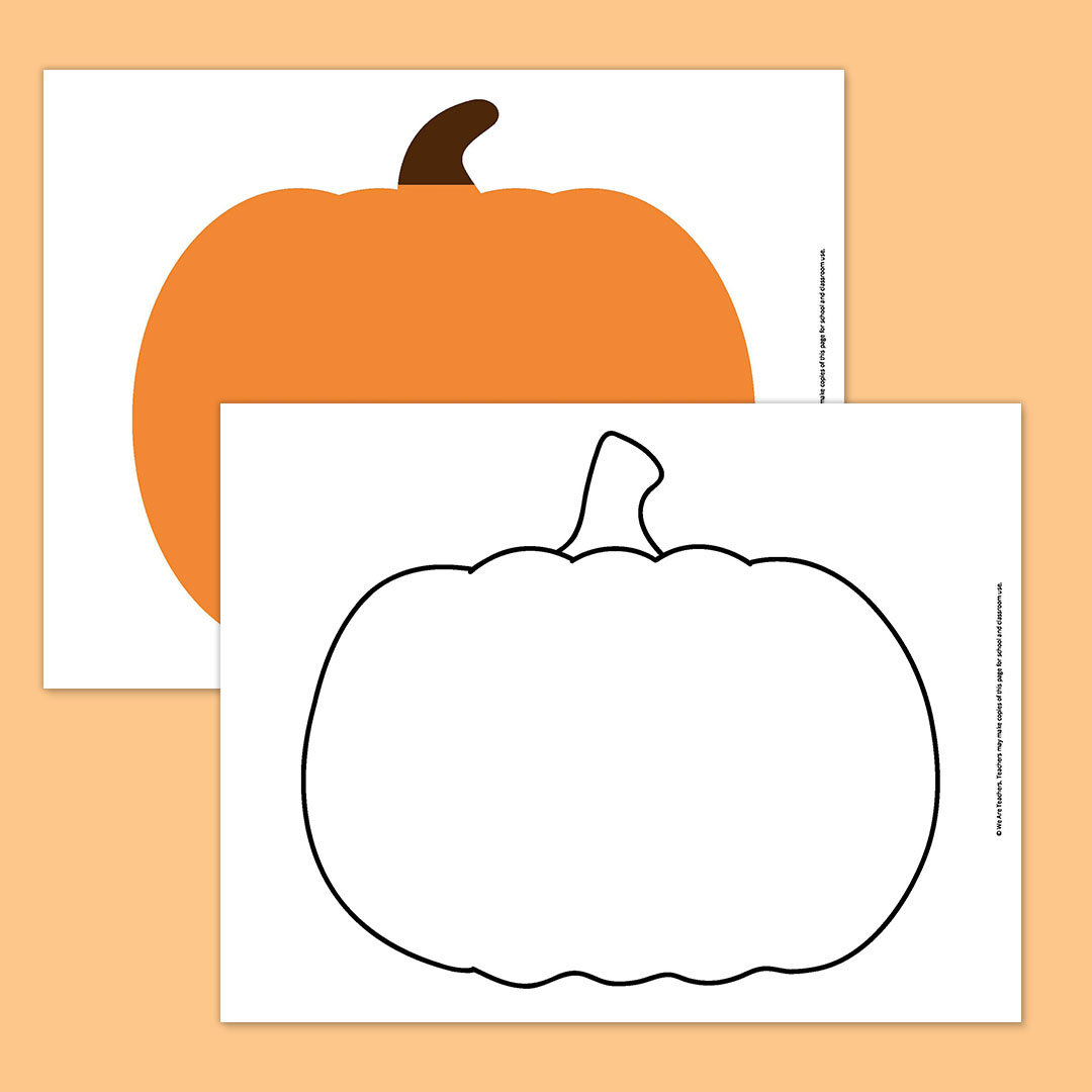 Free Printable Pumpkin Template Bundle For Fall with regard to Large Pumpkin Template Free Printable