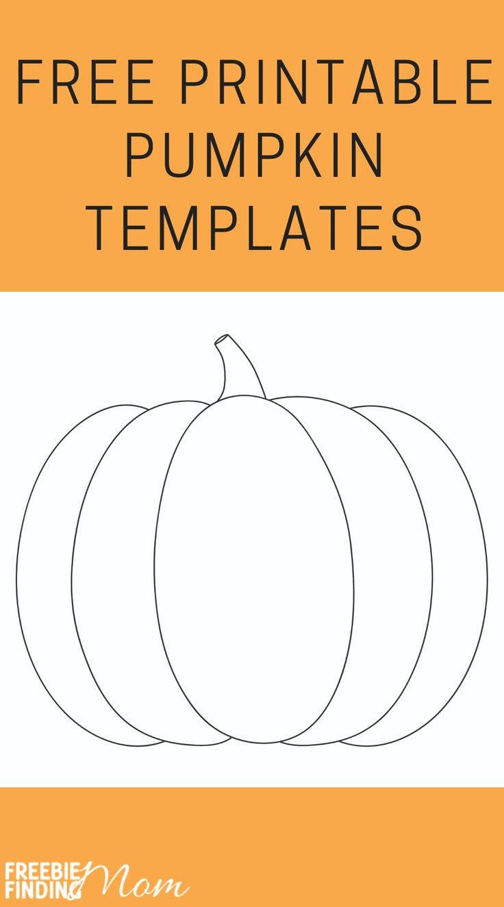 Free Printable Pumpkin Templates intended for Large Pumpkin Template Free Printable