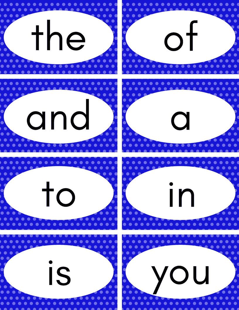 Free Printable Sight Words Flash Cards | It'S A Mother Thing pertaining to Free Printable Sight Word Flashcards