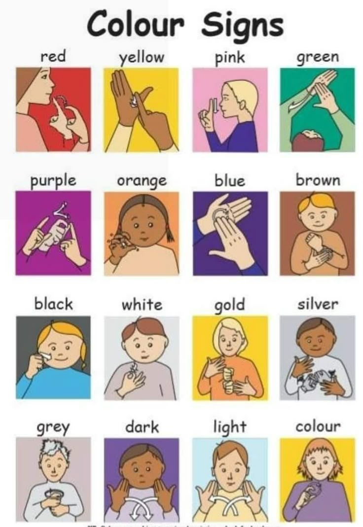 Free Printable Sign Language Words - Printable Party Favors with regard to Free Printable Sign Language Words With Pictures