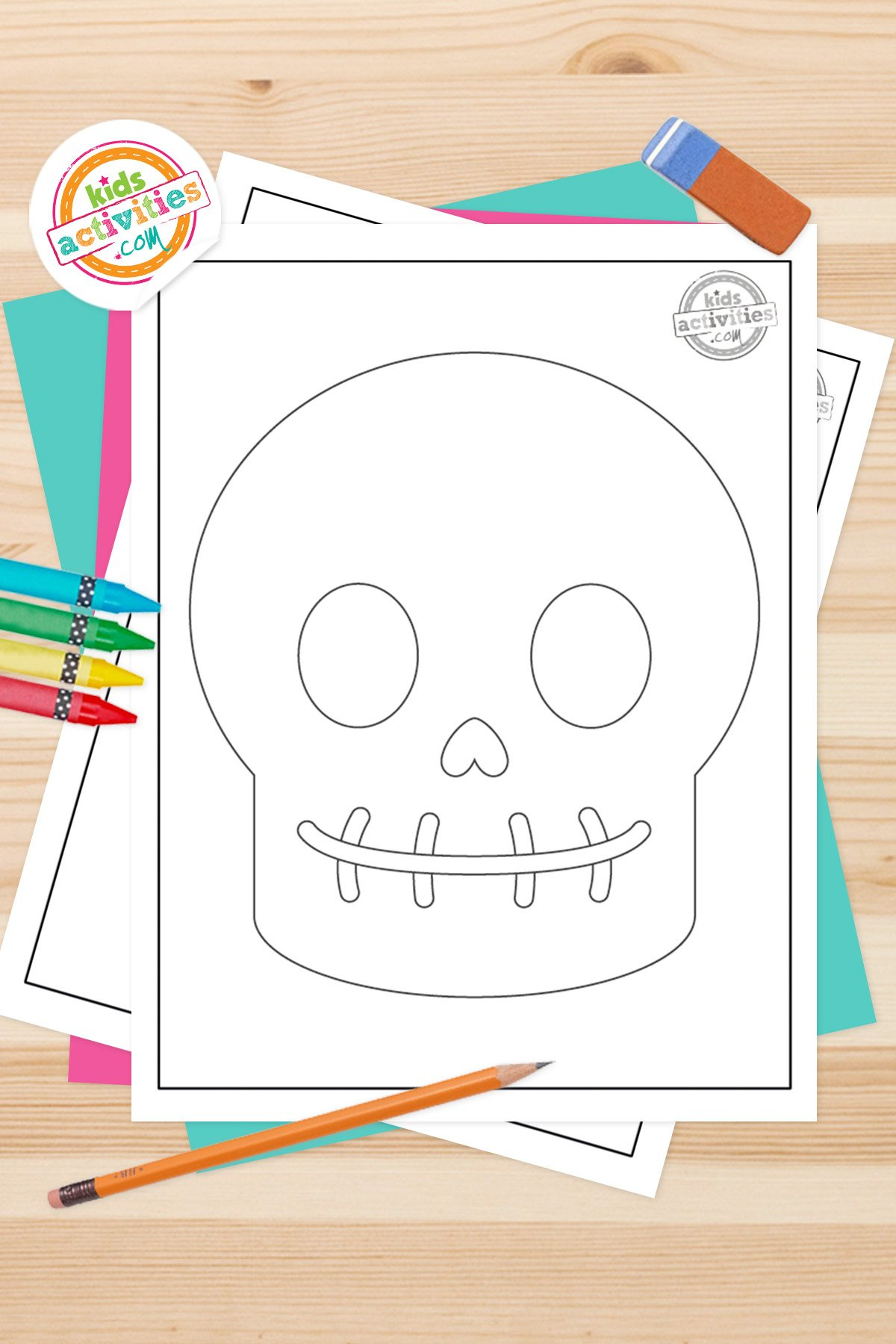 Free Printable Skull Template | Kids Activities Blog with Sugar Skull Template Printable Free