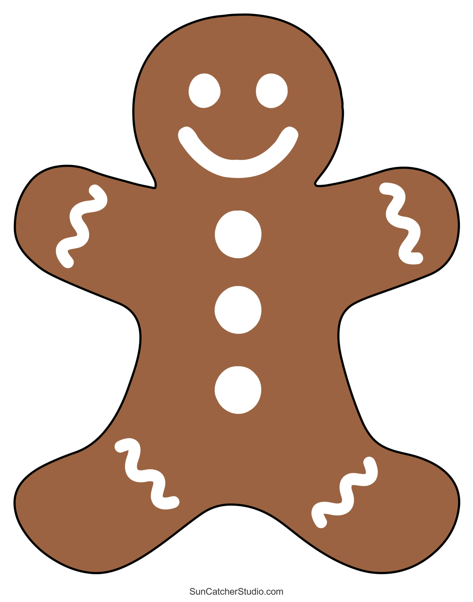 Gingerbread Man Templates (Printable Outlines And Patterns) – Free pertaining to Printable Outline of Gingerbread Man