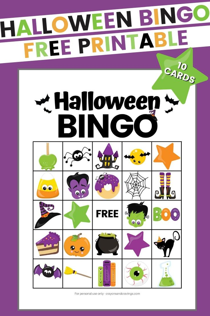 Halloween Bingo Free Printable Halloween Game For Kids intended for Free Printable Halloween Bingo Templates