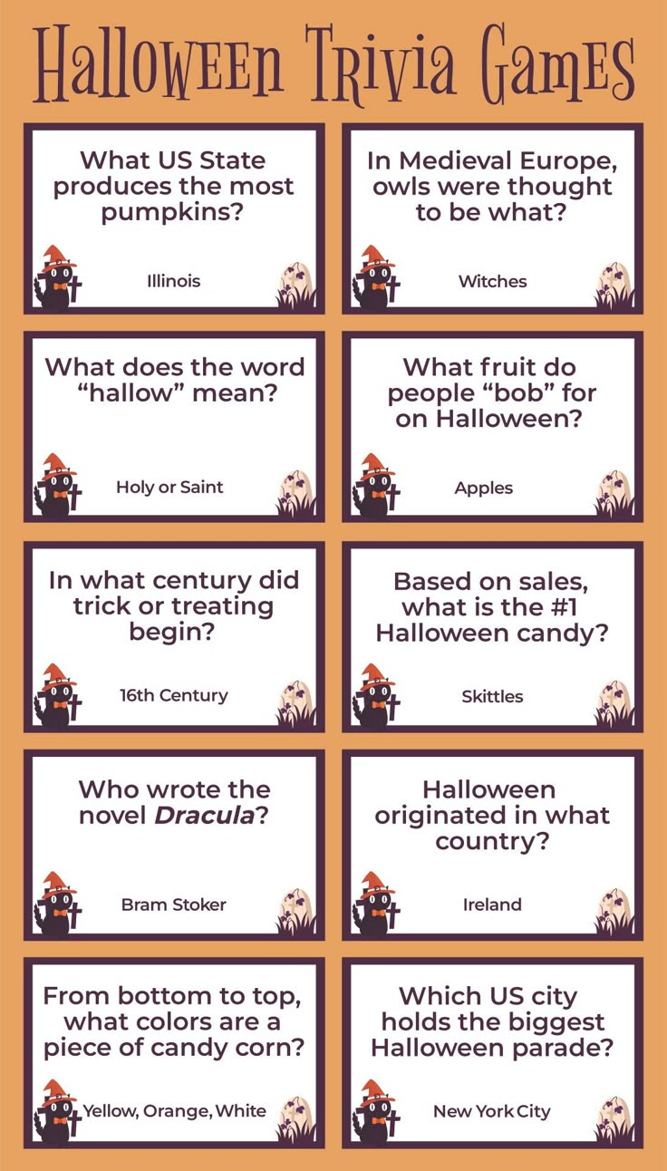 Halloween Trivia Questions - 15 Free Pdf Printables | Printablee inside Halloween Trivia Questions and Answers Printable