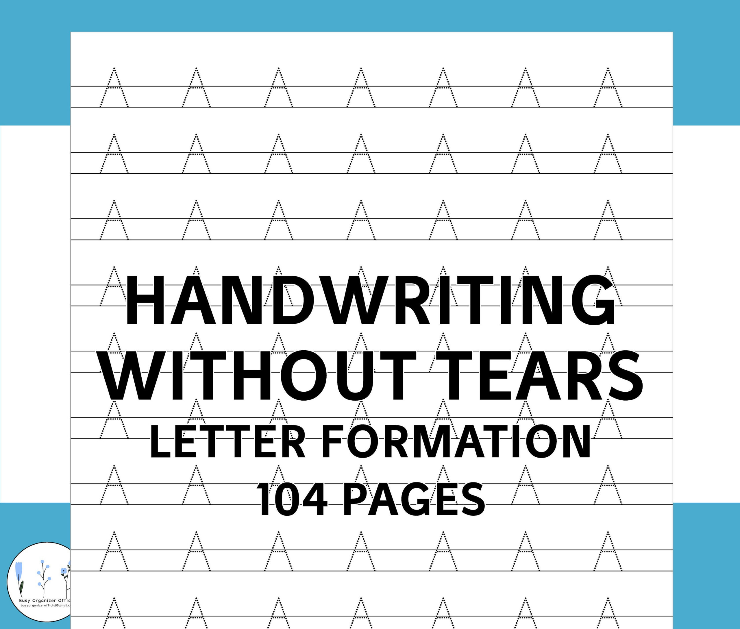 Handwriting Without Tears Letter Formation A-Z Printable Tracing pertaining to Handwriting Without Tears Printables Free