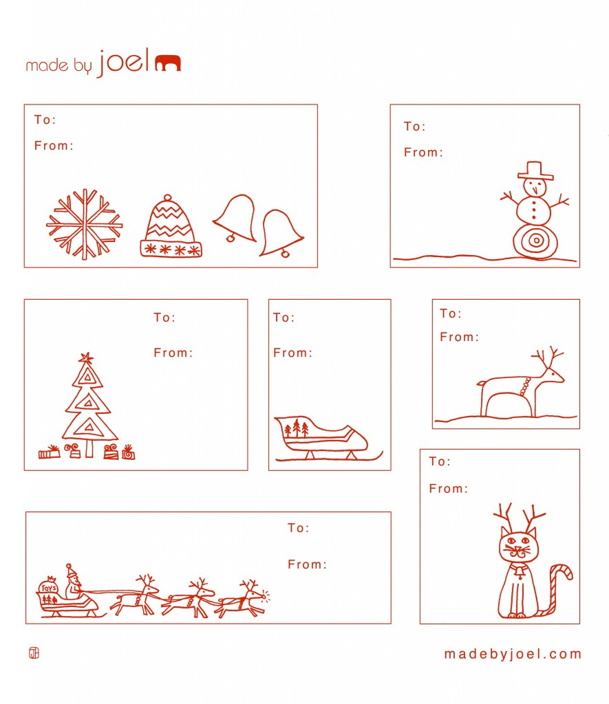 Holiday Gift Tag Templates – Madejoel for Free Printable Gift Tags Templates