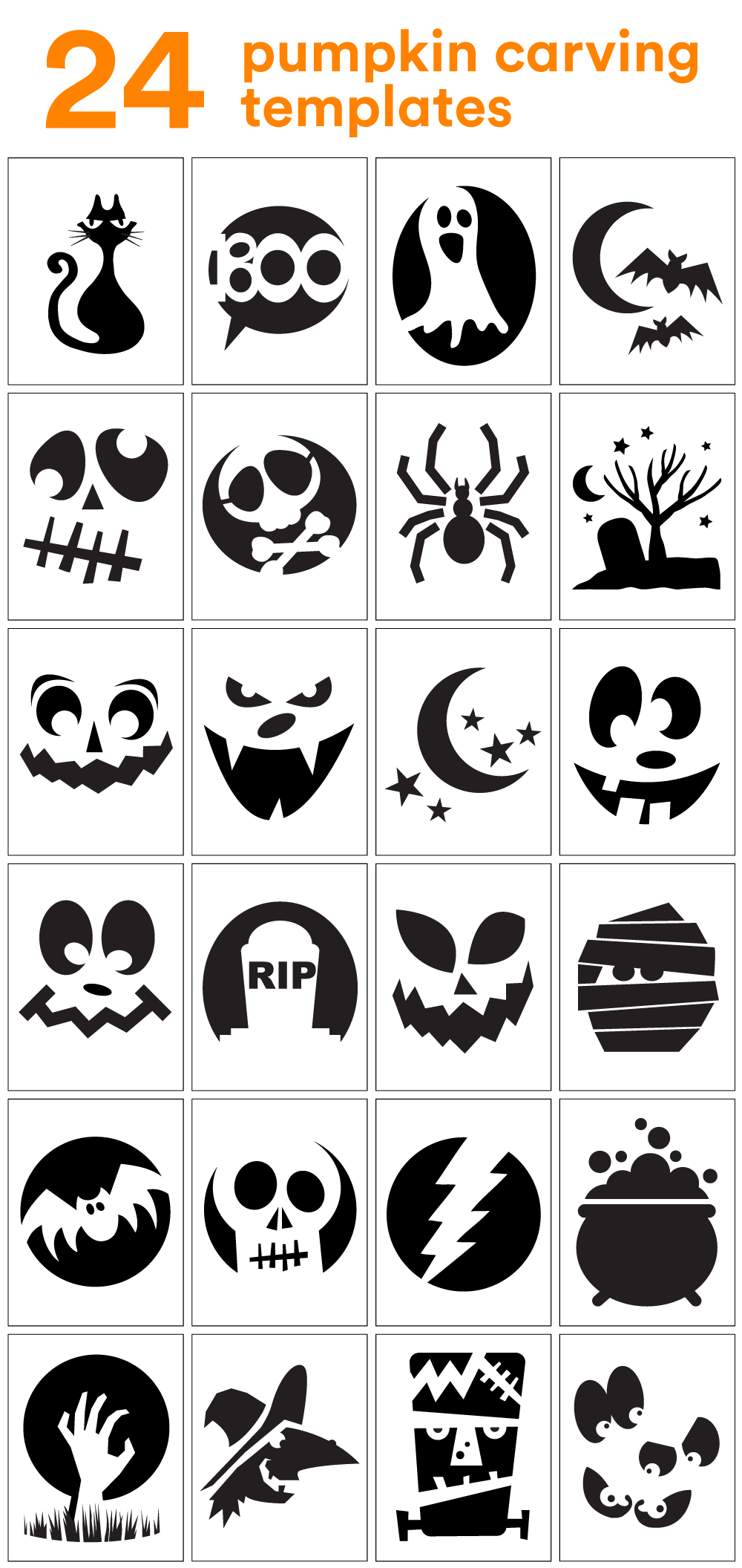 How To Carve The Coolest Pumpkin On The Block (Carving Stencils pertaining to Printable Template For Pumpkin Carving