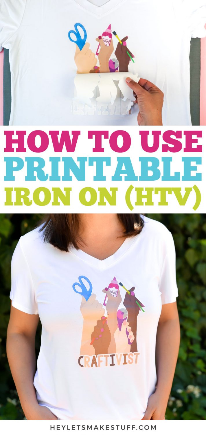 How To Use Printable Iron On With Your Cricut - Hey, Let'S Make Stuff pertaining to How to Use Printable Iron on Cricut