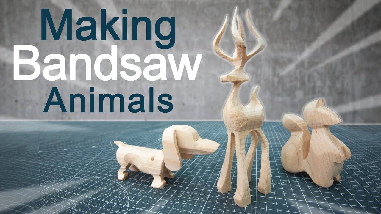 I Made These Wooden Animals Using Only A Bandsaw! throughout Printable Band Saw Animal Patterns
