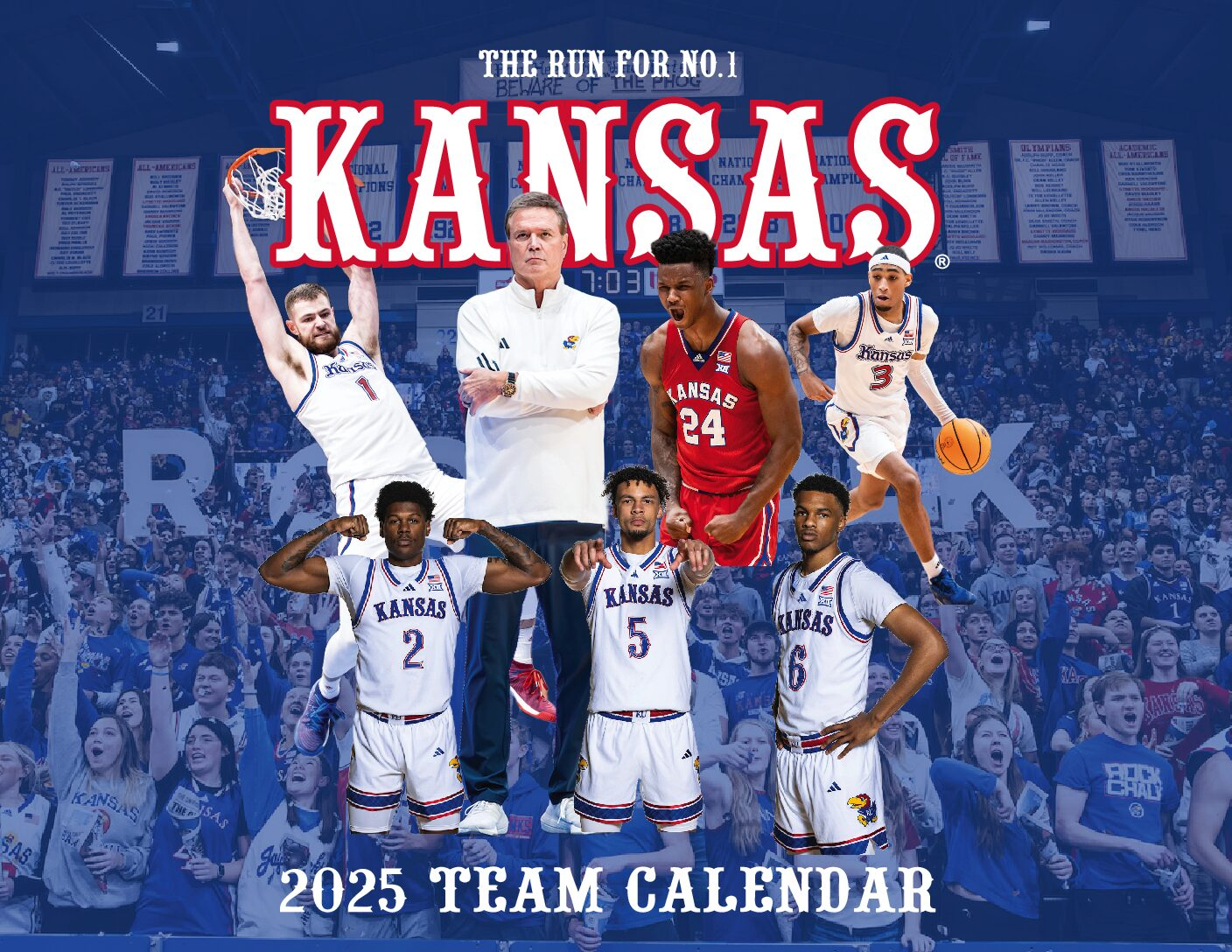 Jayhawk Autographs - Buy 2025 Kansas Men'S Basketball Calendar with Kansas Jayhawks Basketball Schedule Printable