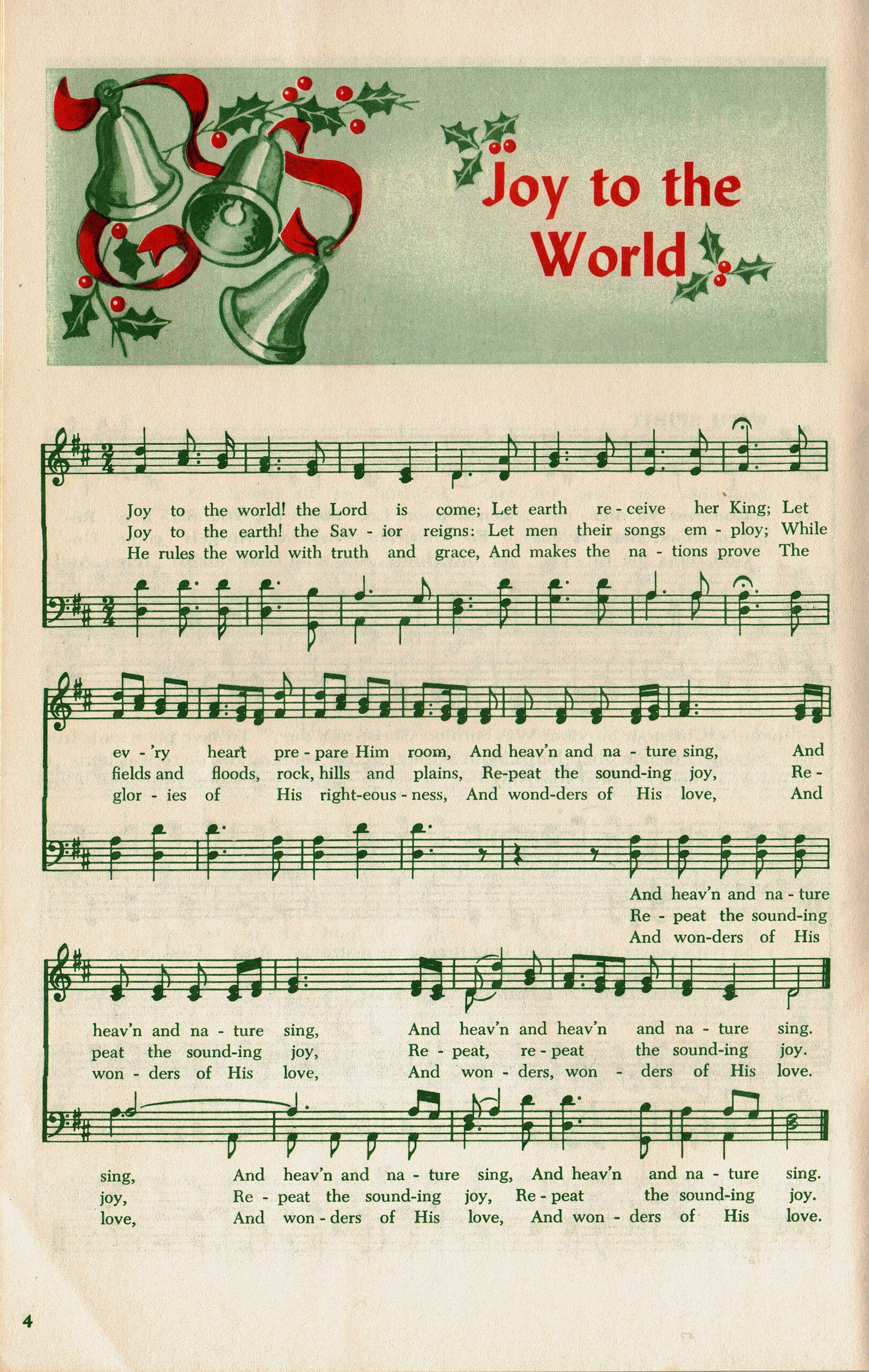 Joy To The World | Christmas Songs Lyrics inside Printable Joy to the World Lyrics