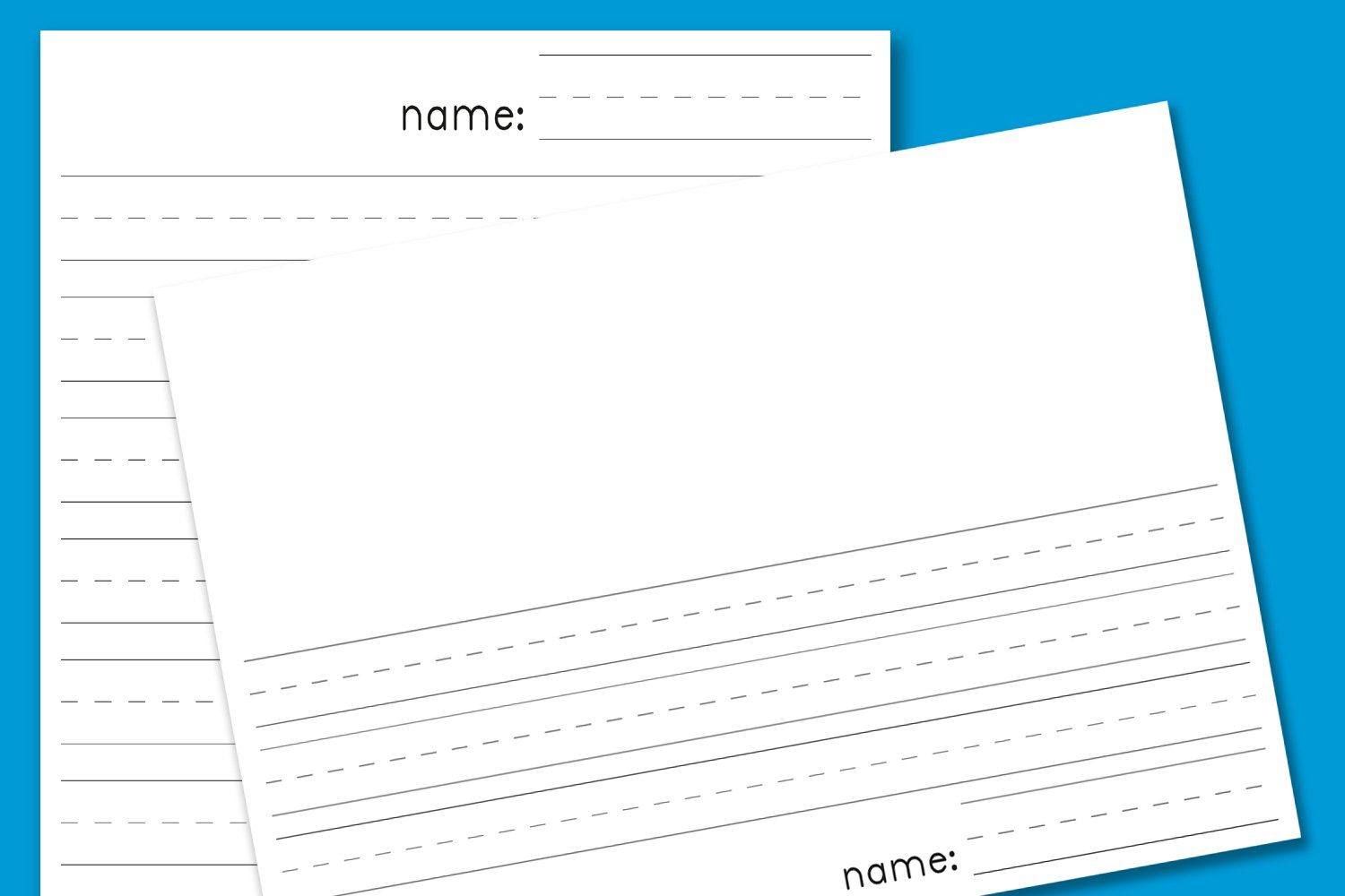 Kindergarten Lined Paper Printable - Get Free Pdf File Templates in Printable Kindergarten Writing Paper