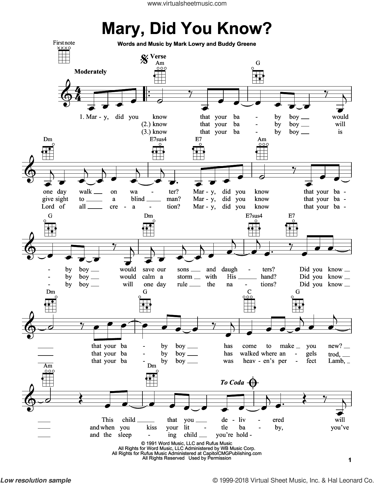 Mary, Did You Know?Kathy Mattea - Easy Piano - Digital Sheet pertaining to Mary Did You Know Sheet Music Free Printable