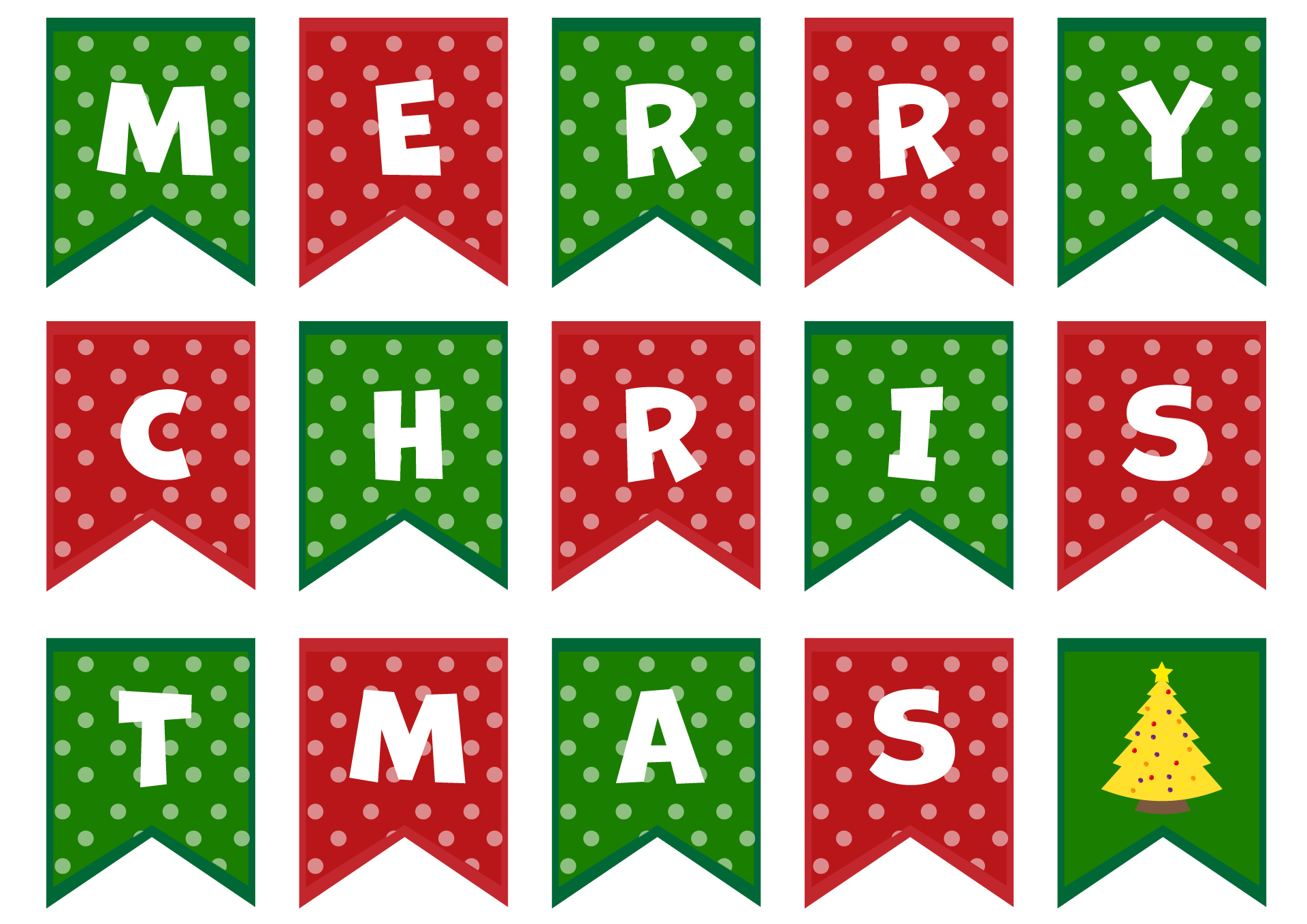 Merry Christmas Free Printable Banner - Printable Party Favors within Merry Christmas Printable Banner Free
