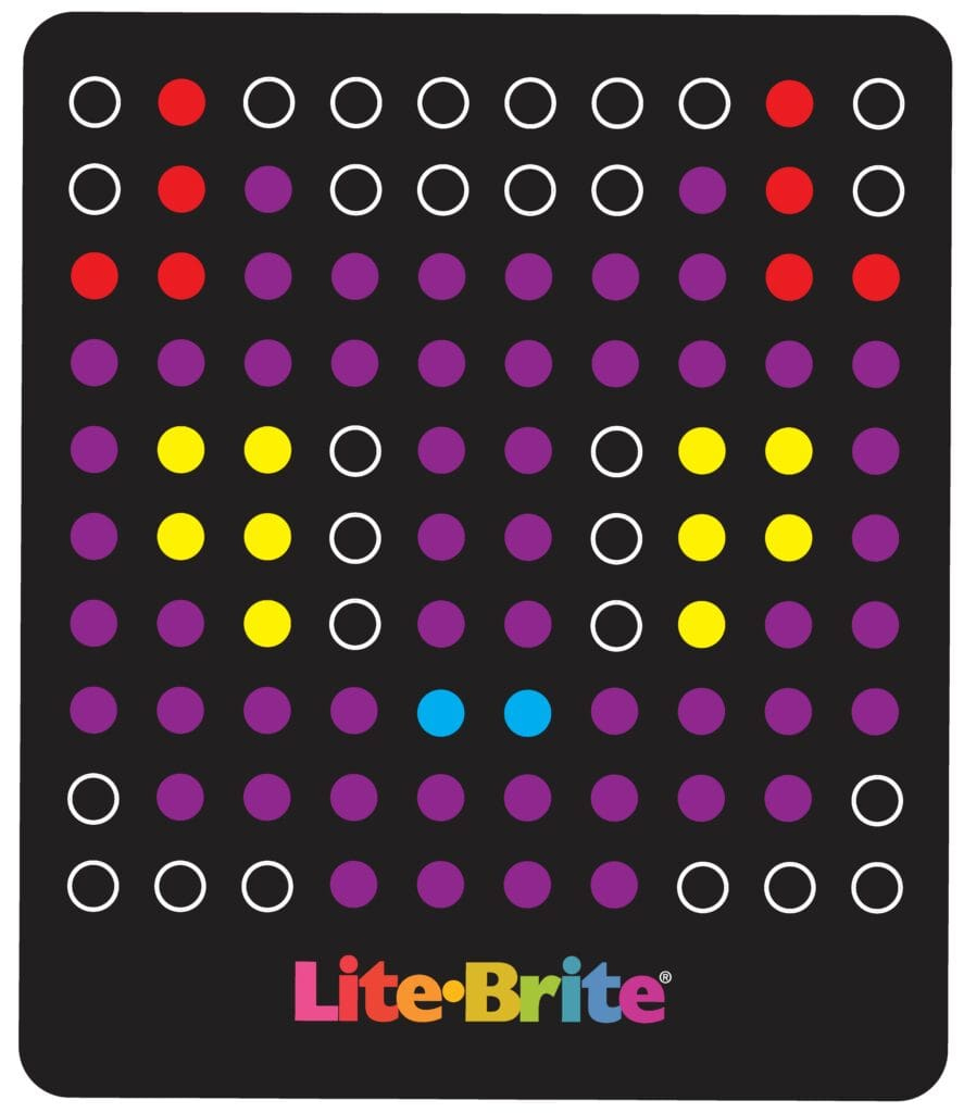 Mini Lite Brite Templates - Printable Alphabet Charts within Lite Brite Templates Printable Free