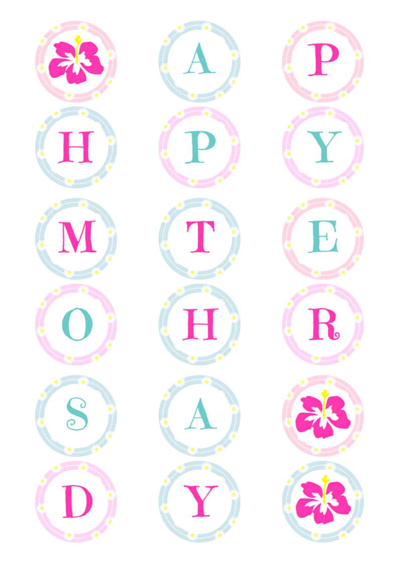 Mother'S Day Banner with Happy Mothers Day Banner Printable