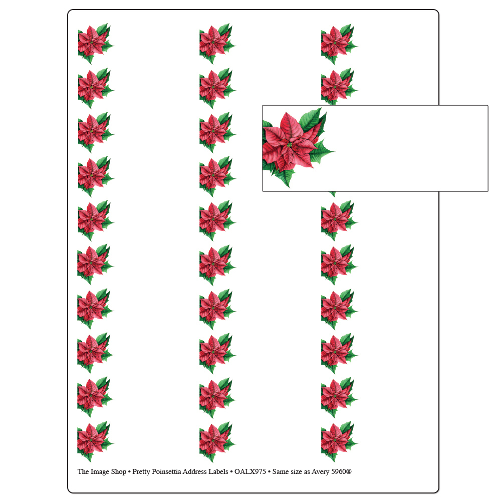 Printable Holiday Address Labels | The Image Shop intended for Free Printable Address Labels Christmas