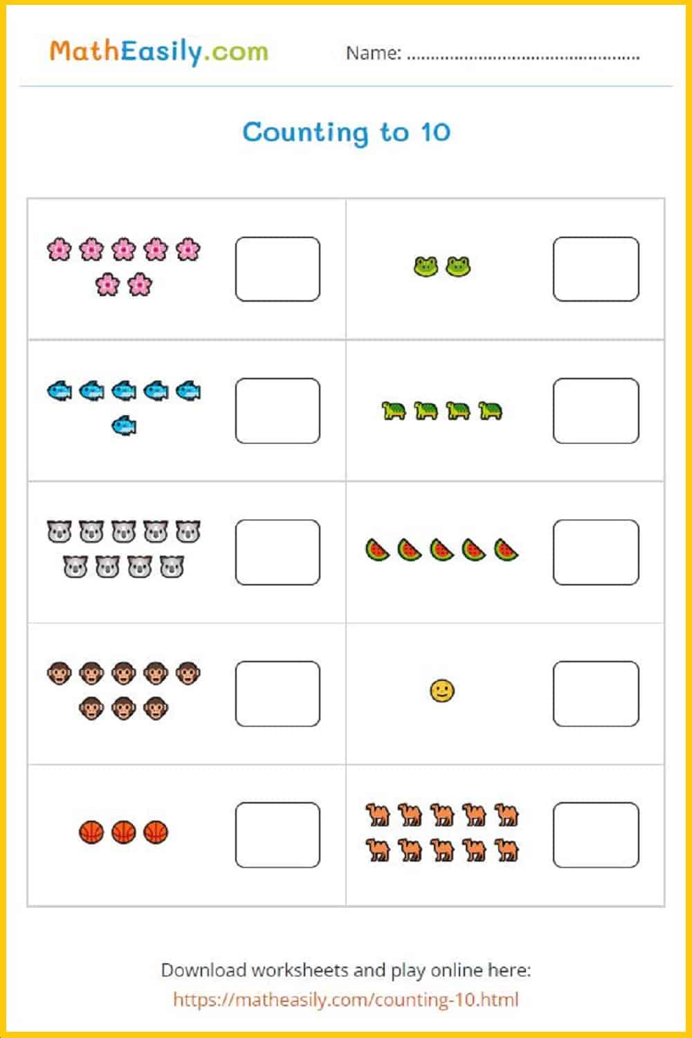 Printable Kindergarten Math Worksheets Pdf | Free Download intended for Free Printable Math Activities For Kindergarten