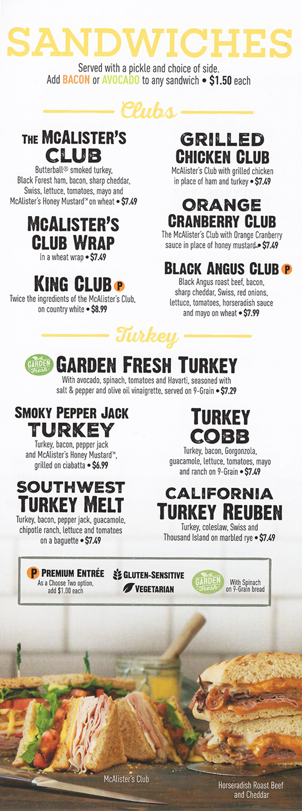 Printable Mcalisters Menu - Printable Bingo Cards within Mcalister'S Printable Menu With Prices And Pictures