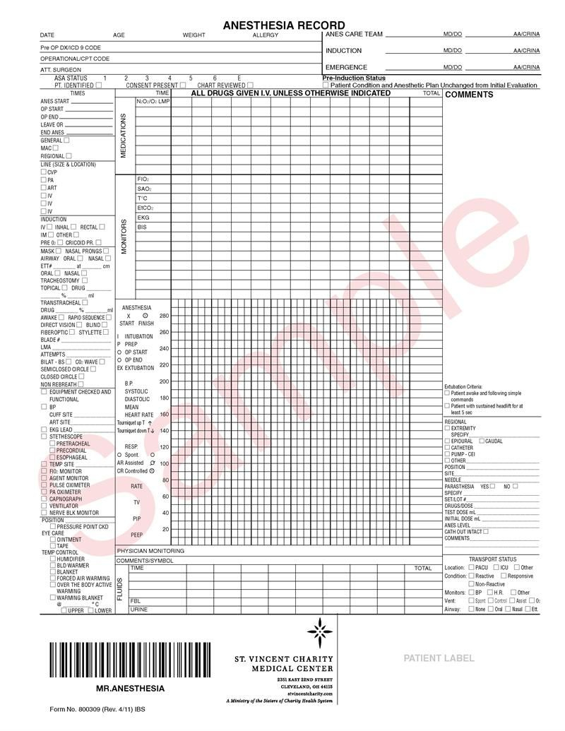 Printable Veterinary Anesthesia Monitoring Sheet - Printable Party pertaining to Printable Veterinary Anesthesia Monitoring Sheet