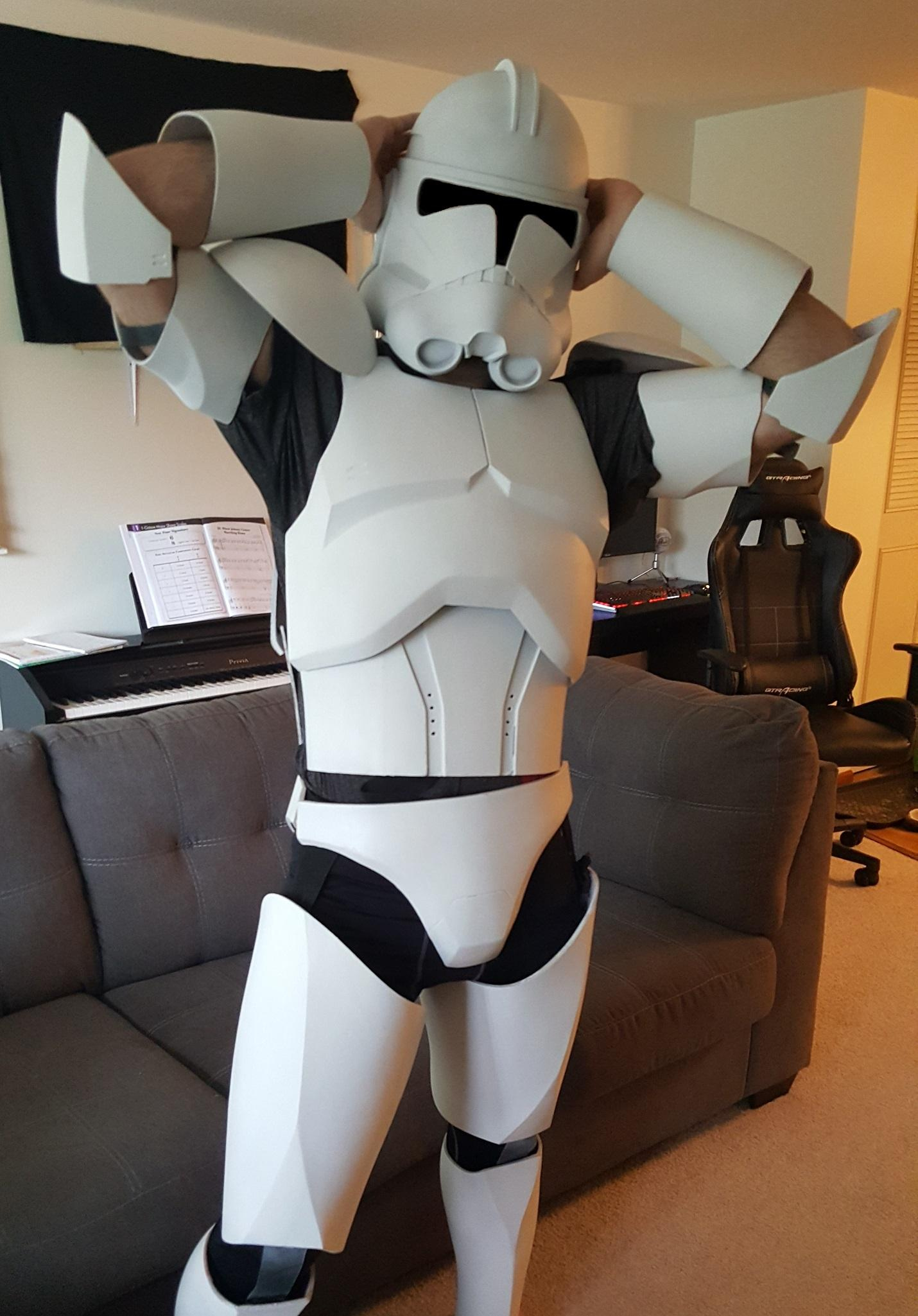 Progress Is Being Made On The 3D Printed Clone Trooper Armor! : R regarding 3D Printable Clone Trooper Armor