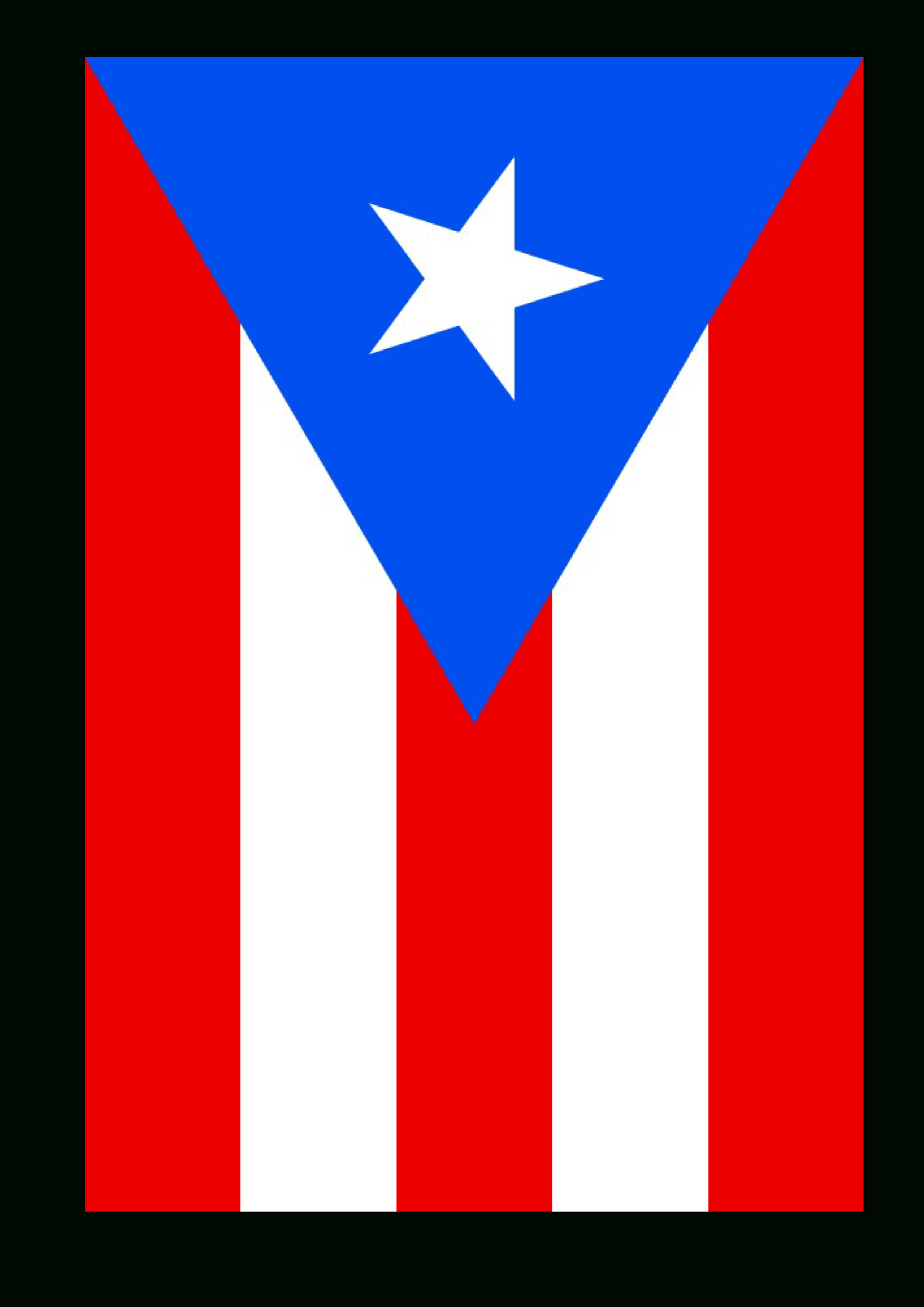 Puerto Rico Flag | Templates At Allbusinesstemplates within Flag Of Puerto Rico Printable
