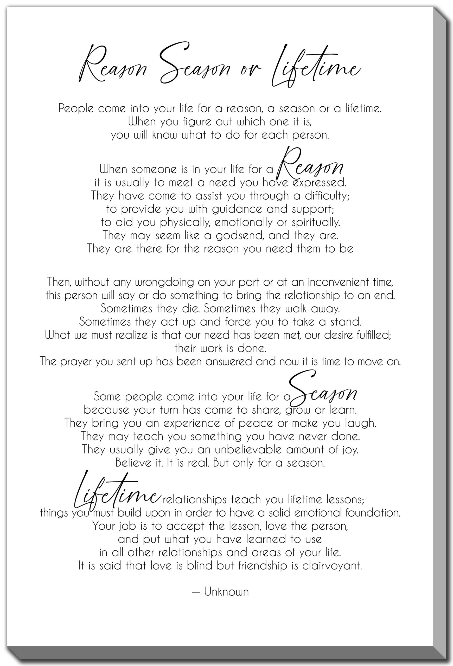 Reason Season Or Lifetime Pdf within Reason Season Lifetime Poem Printable