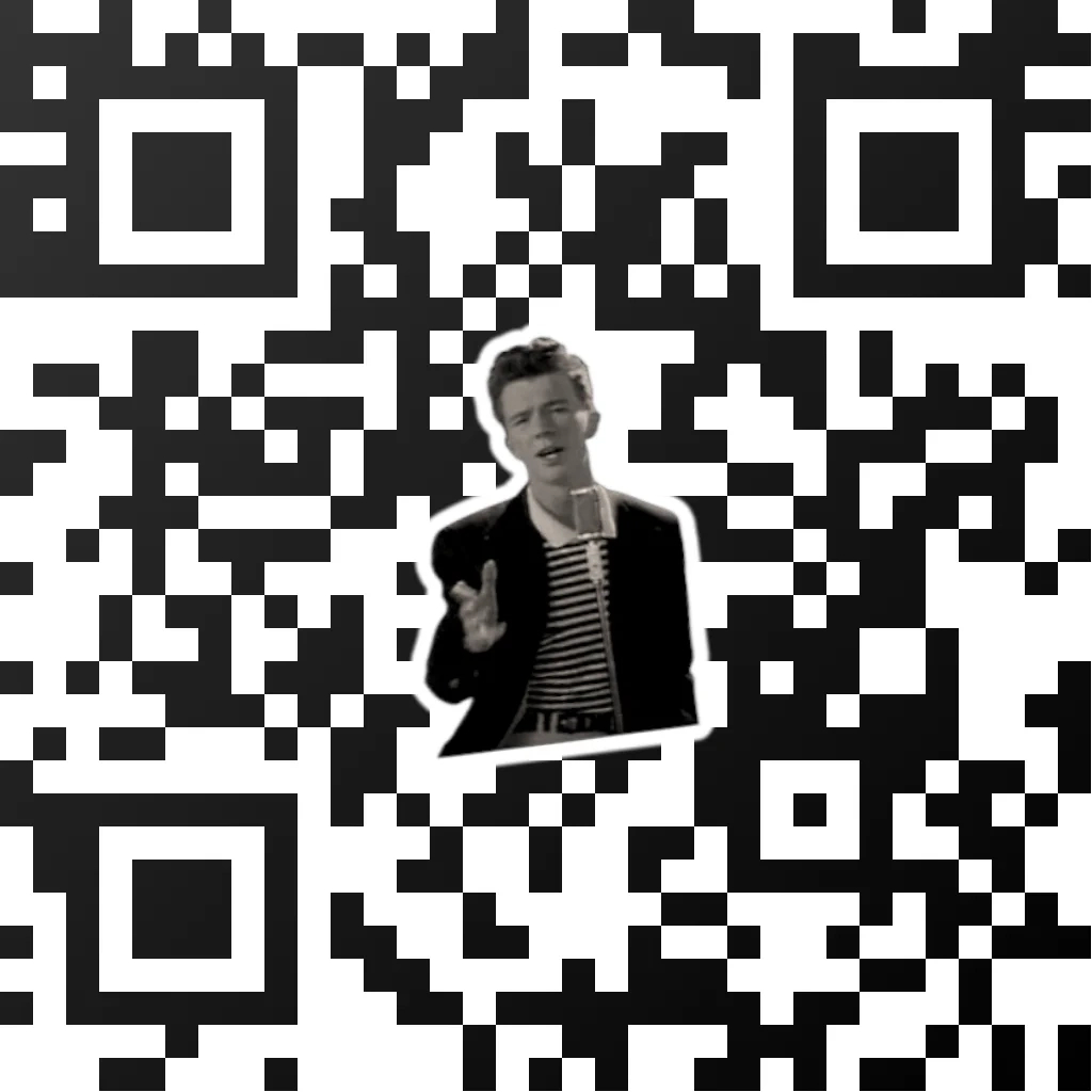 Rickroll, Rick Astley - Qr Code Template Generator with Rick Roll Qr Code Printable