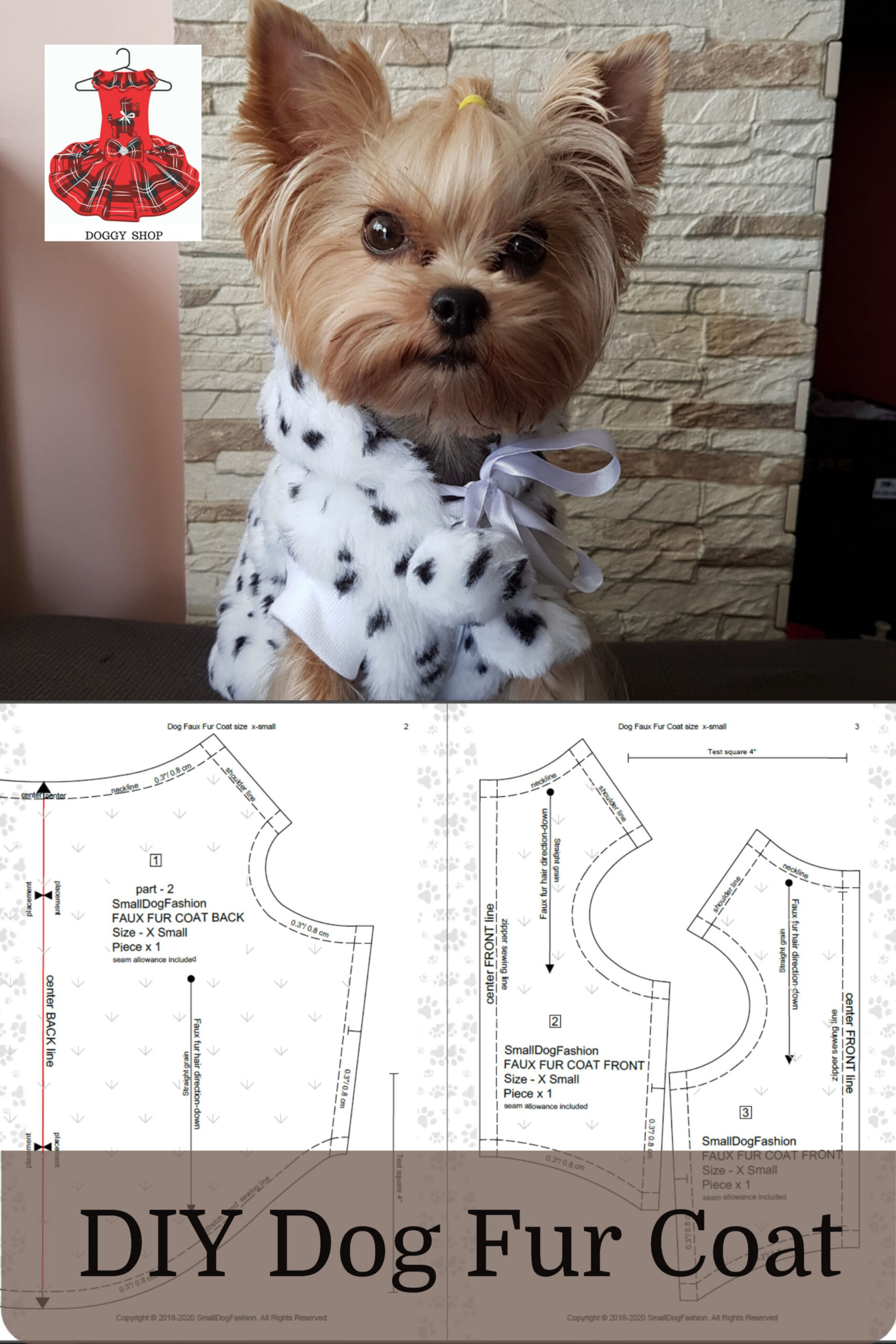 Sewing Patterns For Dogs - Sewing Pattern Library with regard to Printable Dog Dress Pattern