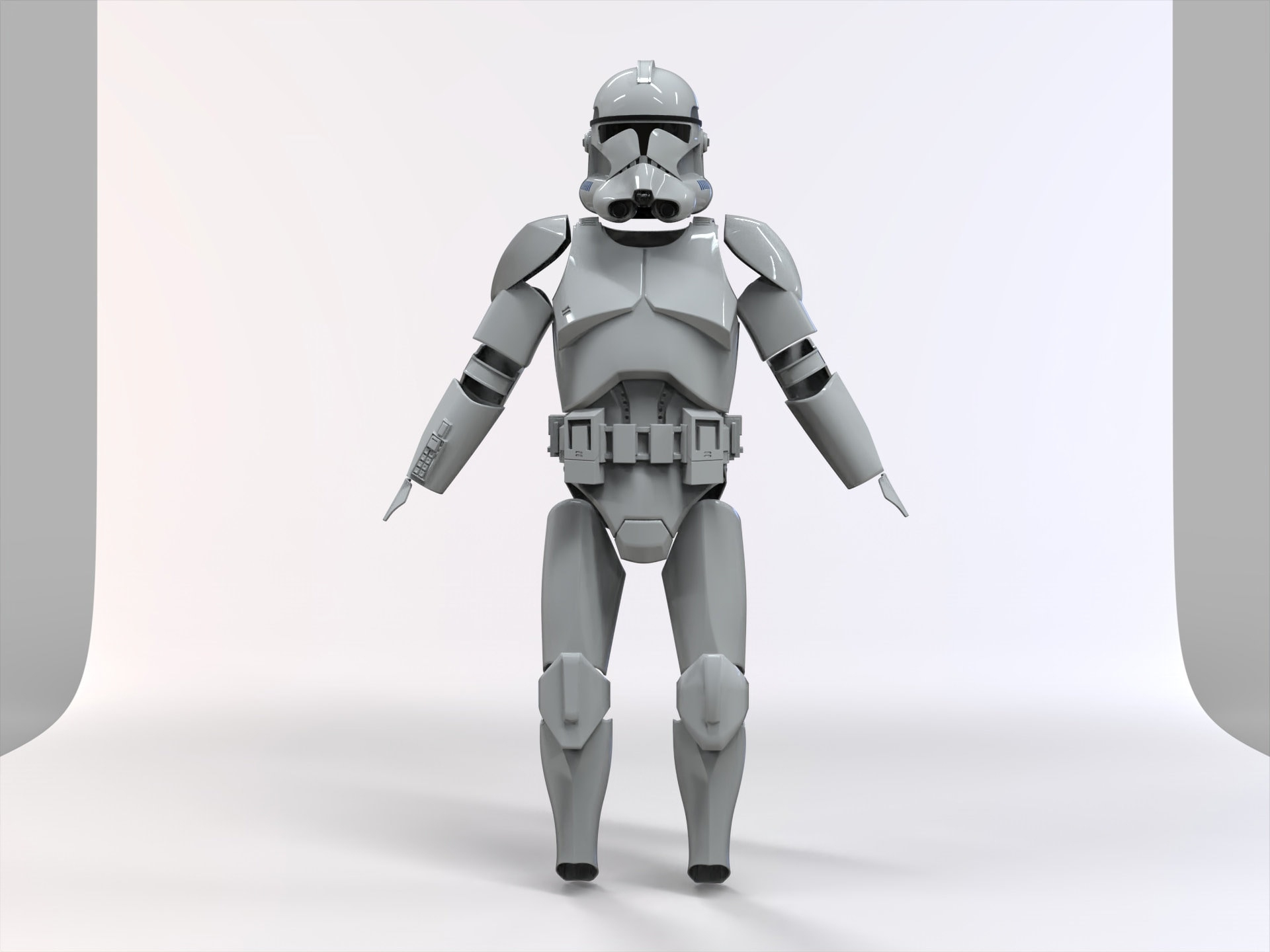 Star Wars Episode 3 Clone Trooper Realistic Armour 3D Print Files inside 3D Printable Clone Trooper Armor