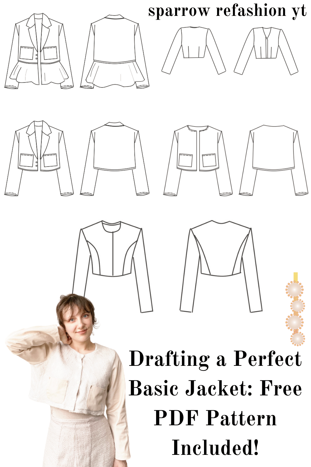 Step-By-Step Jacket Drafting Tutorial With Pattern Hacks And Free within Printable Simple Jacket Pattern Free