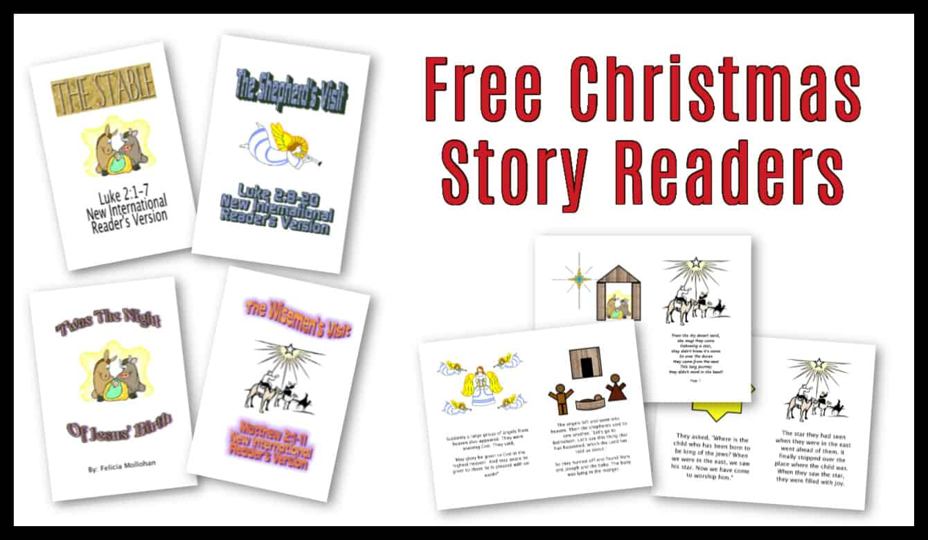 Story Of Christmas (Printable Pdf) Storybook About Jesus Birth for Printable Christmas Story From The Bible