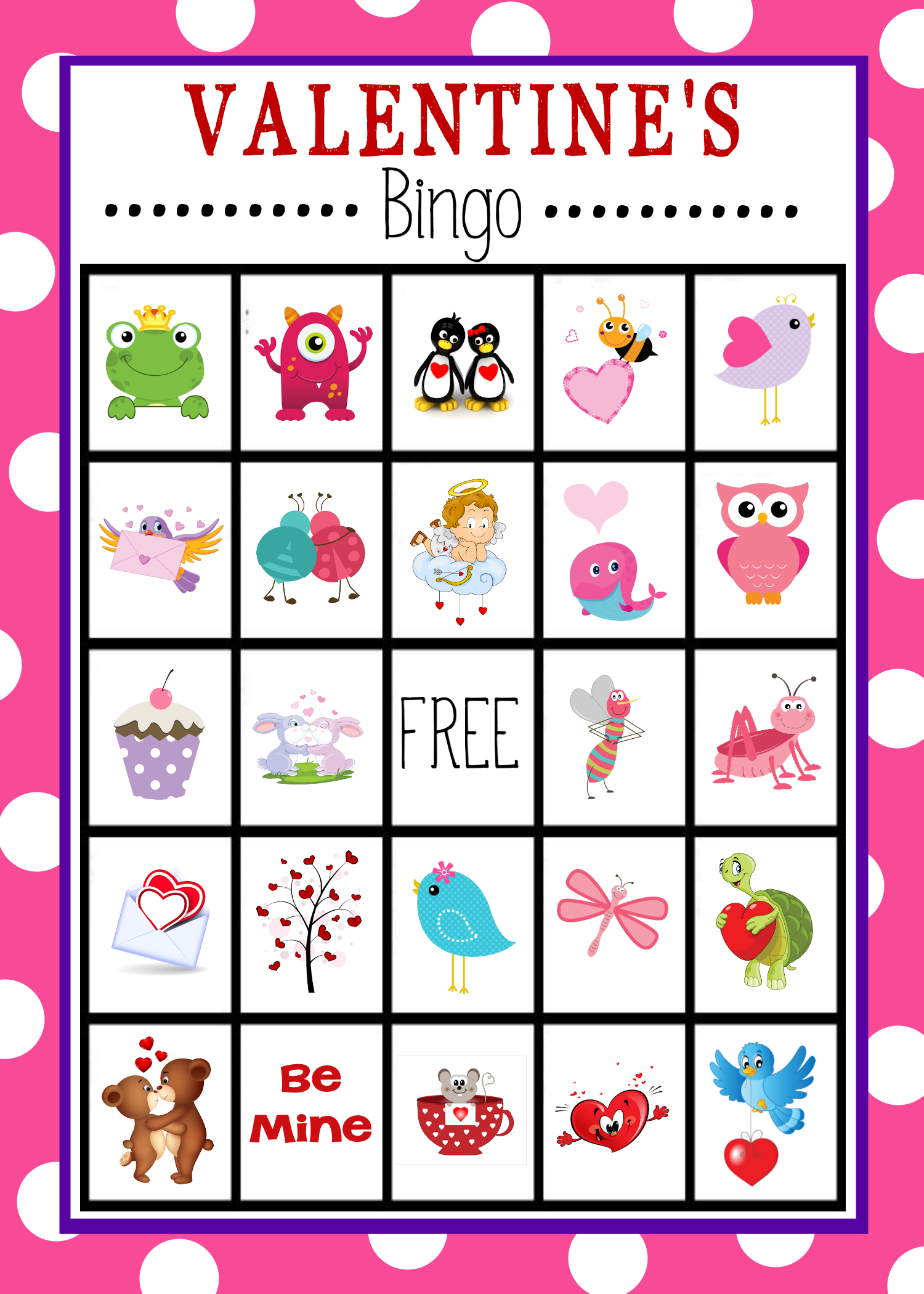 Valentine&amp;#039;S Bingo Game - Crazy Little Projects intended for Free Printable Valentine Bingo Cards