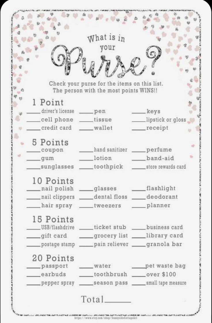 What&amp;#039;S In Your Purse? Printable Game regarding Free Printable What&amp;amp;#039;s in Your Purse Game